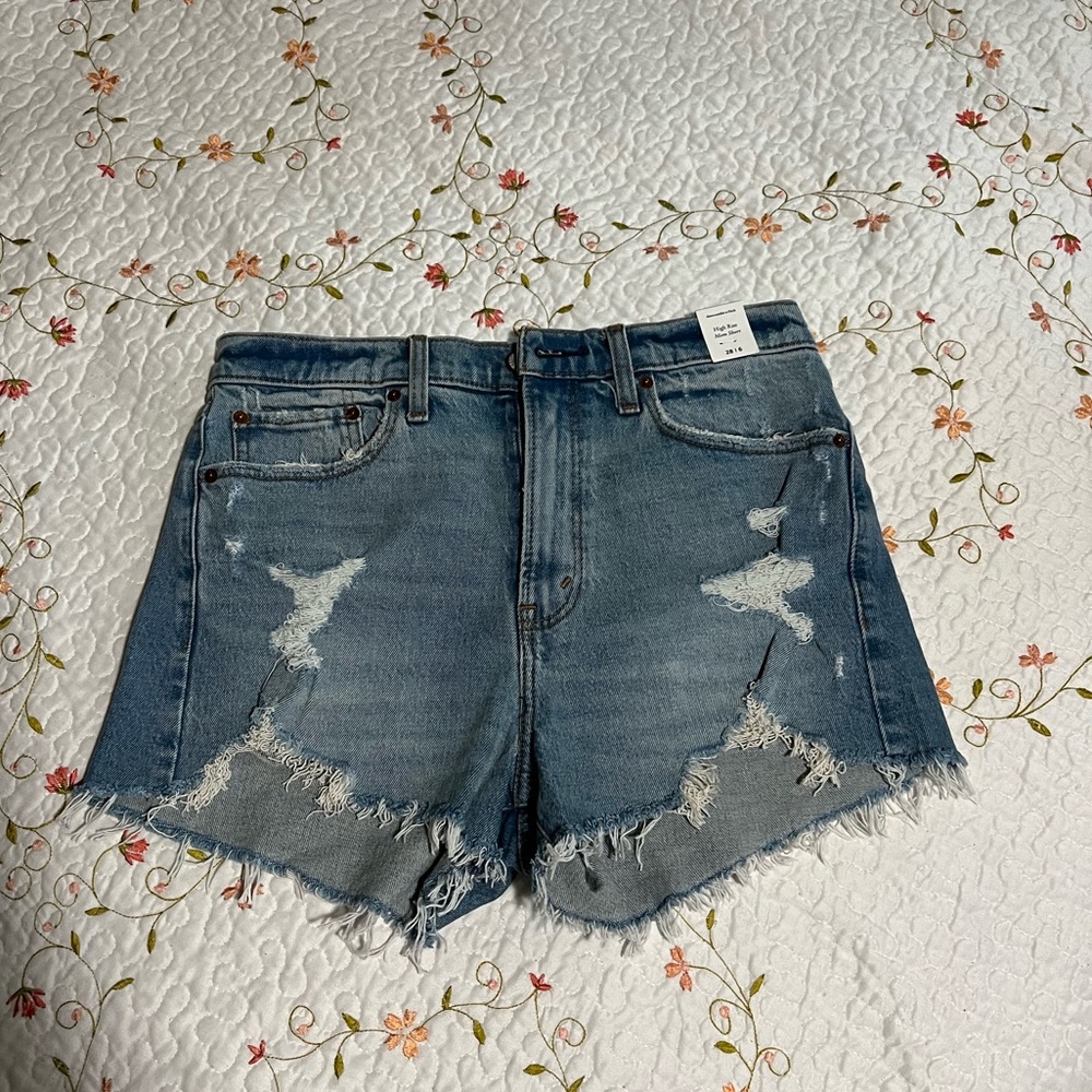 High Rise Mom Short